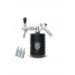 Dispensador Straight Tube (Tubo Recto) 2.0 + Growler Mini Keg 2 Litros Negro + 4 Cápsulas CO2 