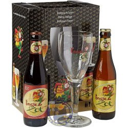 Brugse Zot Pack 4x33cl + 1glass - BelgianShop