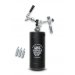 Dispensador Quick Connector + Growler Mini Keg 4 Litros Negro + 4 Cápsulas CO2 