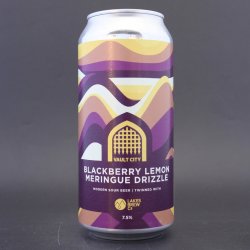 Vault City  Lakes Brew Co - Blackberry Lemon Meringue Drizzle - 7.5% (440ml) - Ghost Whale