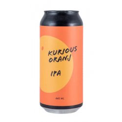 Little Thief vs Damaged Goods Kurious Oranj IPA 440ml BB 120923 - The Beer Cellar