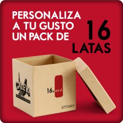 Caleya Pack 16 latas (44cl)  personalizado - Cerveza Caleya