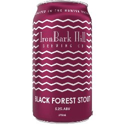 IronBark Hill Brewing Co Black Forest Stout - The Beer Drop