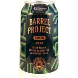 Brouwerij Kees Barrel Project 2025, Dark Saison Aged In Brandy Barrels Brouwerij Kees Barrel Project 2025, Dark Saison Aged In Brandy Barrels