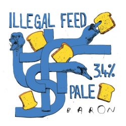 CROWLER - Baron - Illegal Feed - 3.4% (500ml) - Ghost Whale