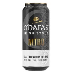 OHaras Nitro Stout 44cl can - Mitchell & Son