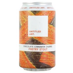 Untitled Art Chocolate Cinnamon Churro Stout 355ml - The Beer Cellar