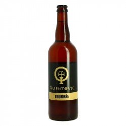 QUENTOVIC Bière Blonde TOURBEE 75 cl - Calais Vins