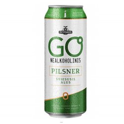 Nealkoholinis alus GO PILSNER (0,5 l skard.) - Gero Alaus Parduotuvė