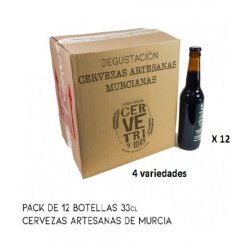 Pack cervezas murcianas variadas 33cl. - Cervetri