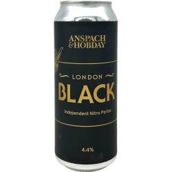 Anspach & Hobday  London Black Nitro Porter  4.4% 440ml Can - All Good Beer