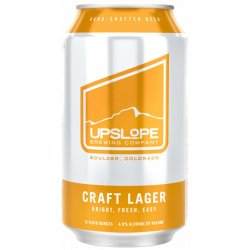 Upslope Brewing Company Craft Lager