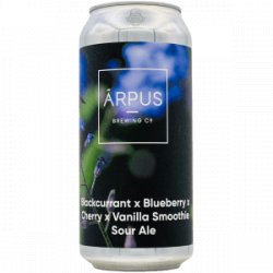 Ārpus Brewing Co.  Blackcurrant x Blueberry x Cherry x Vanilla Smoothie Sour Ale - Rebel Beer Cans