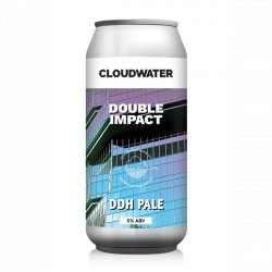 Cloudwater - Double Impact - 5% DDH Pale - 440ml Can - The Triangle