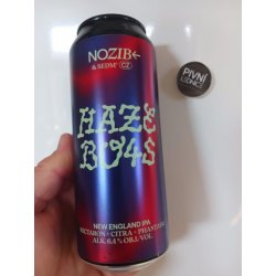 NOZIB Special Brews HAZEBOYS NEIPA Nectaron + Citra + Phantasm 