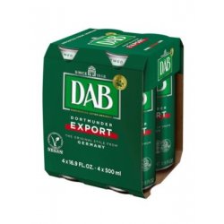 DAB GERMAN STYLE LAGER 16oz 4PK CANS - Schaefer’s