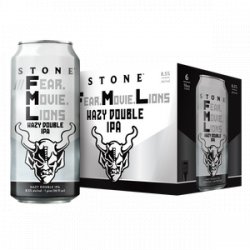 Stone Fear.Movie.Lions Hazy Double IPA 16oz 6pk Cans - Stone Brewing