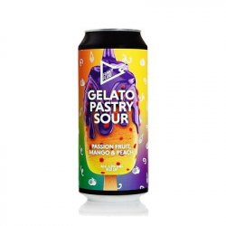 Funky Fluid - Gelato Ice Cream Sour Passion Fruit, Mango & Peach 5% ABV 500ml Can - Martins Off Licence