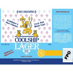 OEC Coolship Lager 16oz can - Bine & Vine