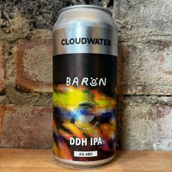 Cloudwater x Baron Unsolicited Poetry DDH IPA 6% (440ml) - Caps and Taps