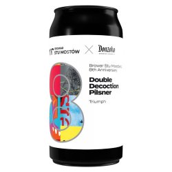 Stu Mostów 8th Anniversary Double Decoction Pilsner (collab Donzoko) 440ml - Funky Fluid