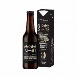 Horizont Night Shift 2023: Vanilla & Cinnamon Bundt Cake Pastry Stout Aged In Tennessee Whiskey Barrels - Craft Central