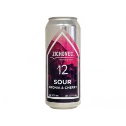 ZICHOVEC - 12°Sour Aronia Cherry  0,5L can 5,1% alc. - Beer Butik