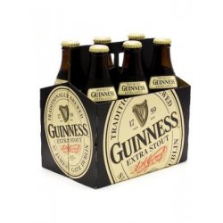 GUINNESS EXTRA STOUT 12oz 6PK BOTTLES - Schaefer’s