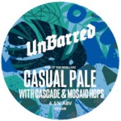 UnBarred Brewery Casual Pale UnBarred Brewery Casual Pale