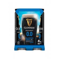 GUINNESS ZERO NON ALCOHOLIC DRAFT 16oz 4PK CANS - Schaefer’s