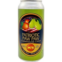 JK Scrumpy Patriotic Paw Paw 16oz 4pk Cn - Luekens Wine & Spirits