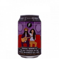 Frontaal – I’ve Got Friends In the Music Business B.A. 2024 - Rebel Beer Cans