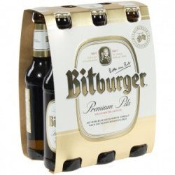 Bitburger pils  Wit  33 cl  Clip 6 fl - Thysshop