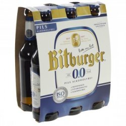 Bitburger pils 0%  33 cl  Clip 6 fl - Thysshop