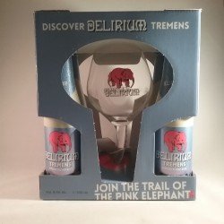 Delirium tremens giftpack inclusive new glass - Beeronweb