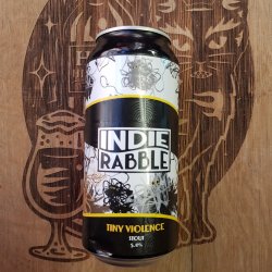 Indie Rabble Tiny Violence Stout 5.0% 440ml Can - Hop Hideout