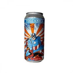 CERVEZA VOLCANICA LATA CAPITAN AMERICA 473 ML - Los Domínguez