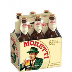 MORETTI LAGER 12oz 6PK BOTTLES - Schaefer’s