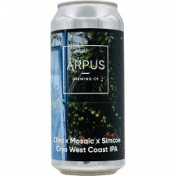 Ārpus Brewing Co. – Citra X Mosaic X Simcoe Cryo West Coast IPA - Rebel Beer Cans