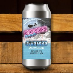 Neon Raptor Brewing Co. Clusters Snow Globe Neon Raptor Brewing Co. Clusters Snow Globe