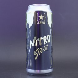 Lervig - Nitro Stout - 4.7% (500ml) - Ghost Whale