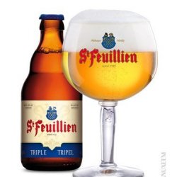 St. Feuillien Tripel 8,5% 33 cl - Trappist.dk - Skjold Burne