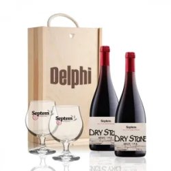 Dry Stone Gift Box + 2 Free Glasses - Greekbeershop
