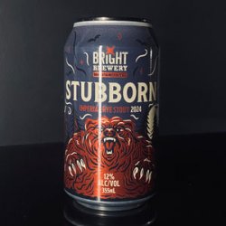 Bright Brewery, Stubborn Imperial Stout (2024), 355ml - My Beer Dealer