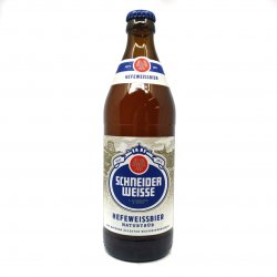 Schneider Weisse G. Schneider & Sohn Hefeweissbier Naturtrüb Schneider Weisse G. Schneider & Sohn Hefeweissbier Naturtrüb