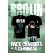 Bola Pack BROLIN (Camiseta + 4 cervezas) 