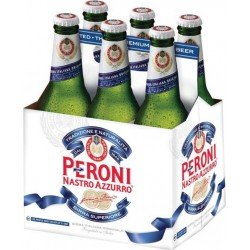 Peroni BiÃre Blonde Nastro Azzuro 33cl 5.1 %vol (pack de 6) - Selfdrinks