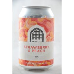 Vault City Strawberry & Peach lattina 33cl - AbeerVinum