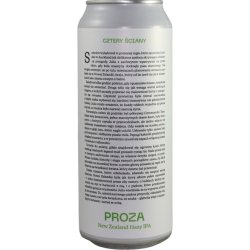 Browar Cztery Ściany Proza