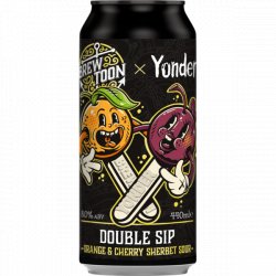 Brew Toon Double Sip - Orange & Cherry Sherbet Sour 440ml - Fountainhall Wines